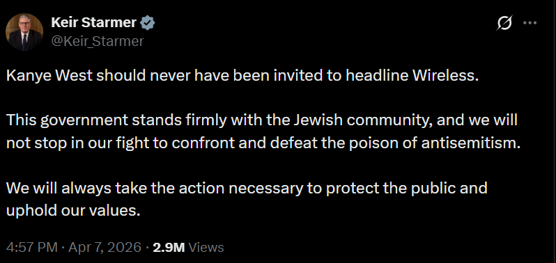 Каньє Весту заборонили в'їзд до Великої Британії: що накоїв репер